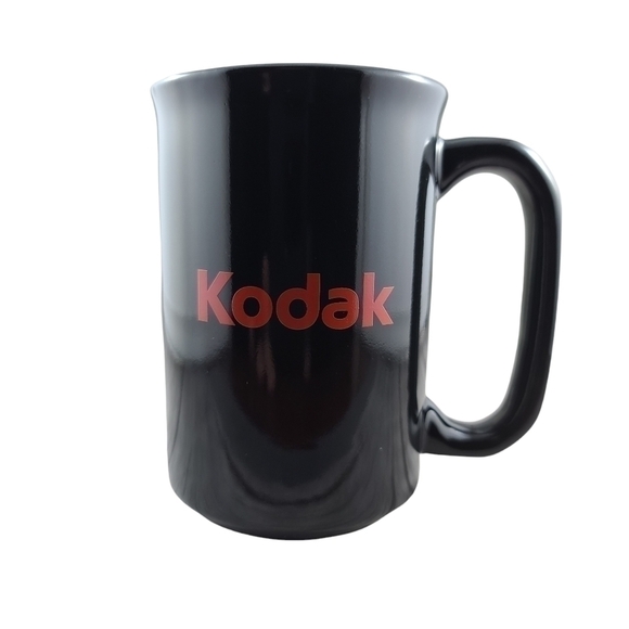 𝅺KODAK Logo Black Mug Cup Film Photo Camera Collector Photography - Picture 1 of 4